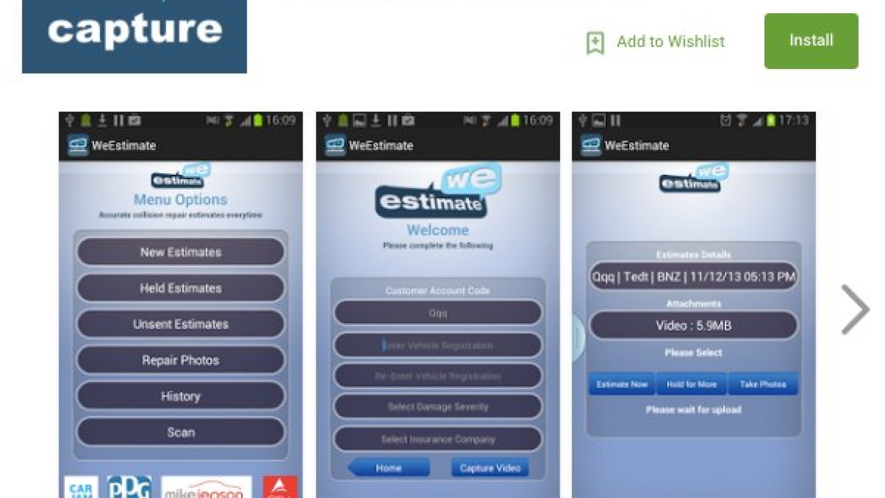 We-Capture Android App Download