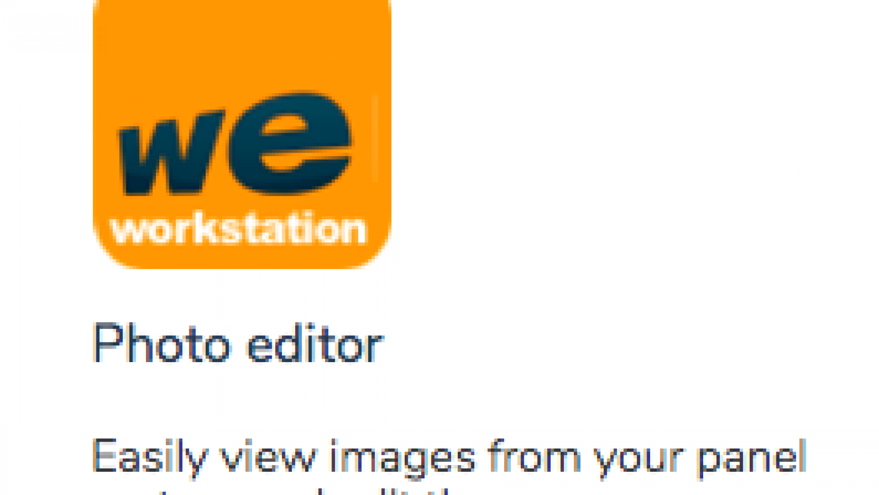 Workstation Photo Editor